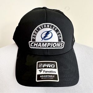 Tampa Bay Lightning Hat Mens Womens NHL 2021 Stanley Cup Champions Fanatics Cap